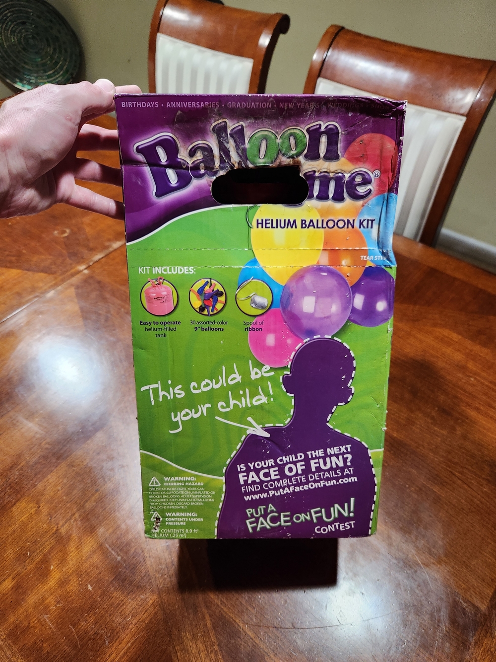 Helium Balloon Kit - Purple